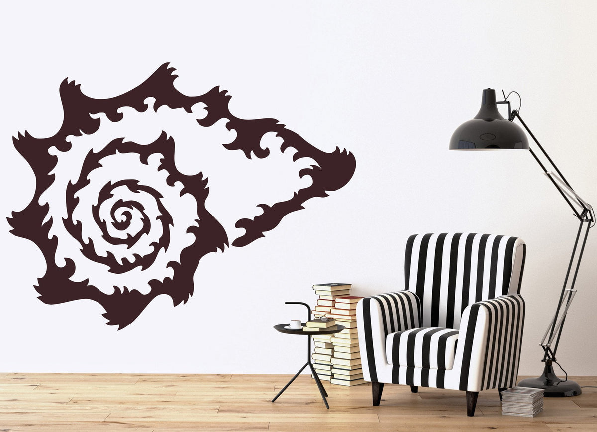 Wall Vinyl Sticker Decal Ocean Sea Wave Sea Shell Clam Unique Gift (n4 ...
