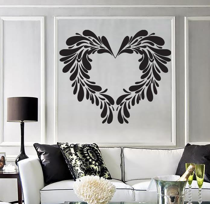 Vinyl Decal Perfect Photo Frame as Heart For Living Room Wall Stickers Unique Gift (n483)