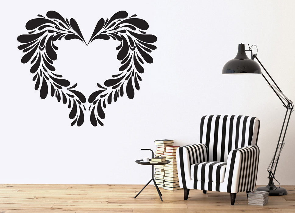 Vinyl Decal Perfect Photo Frame as Heart For Living Room Wall Stickers Unique Gift (n483)