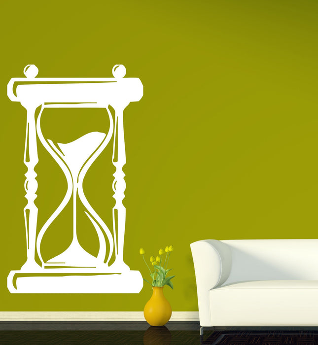 Wall Sticker Vintage Item Hourglass Time Sand Vinyl Decal Unique Gift (n489)