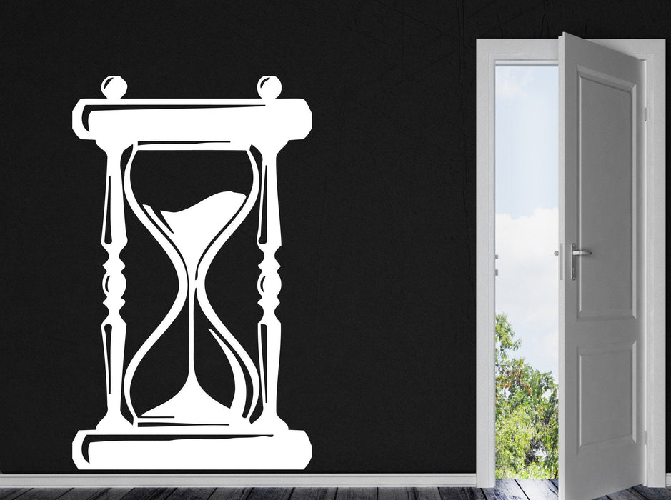 Wall Sticker Vintage Item Hourglass Time Sand Vinyl Decal Unique Gift (n489)