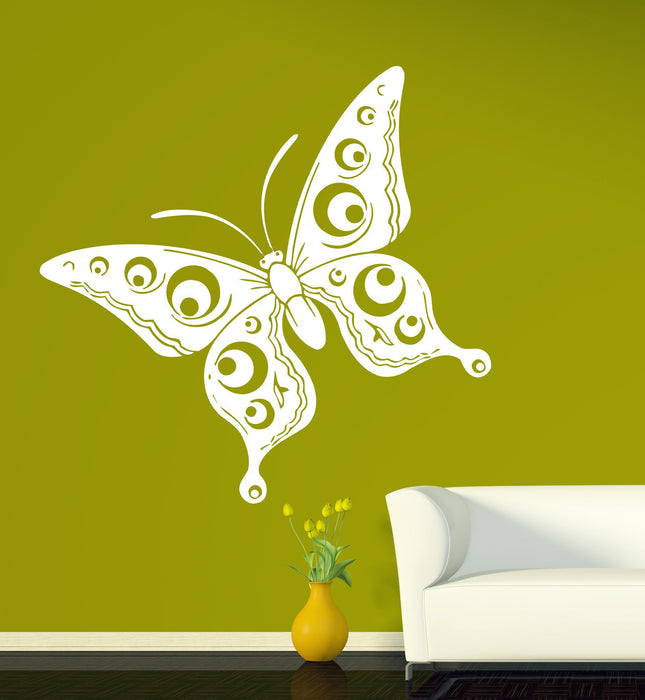 Vinyl Decal Wall Sticker Splendor of Nature Amazing Insect Butterfly Unique Gift (n552)