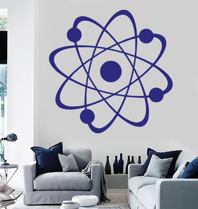 Large Vinyl Decal Image Micro Particles Molecule Atoms Wall Sticker (n575)