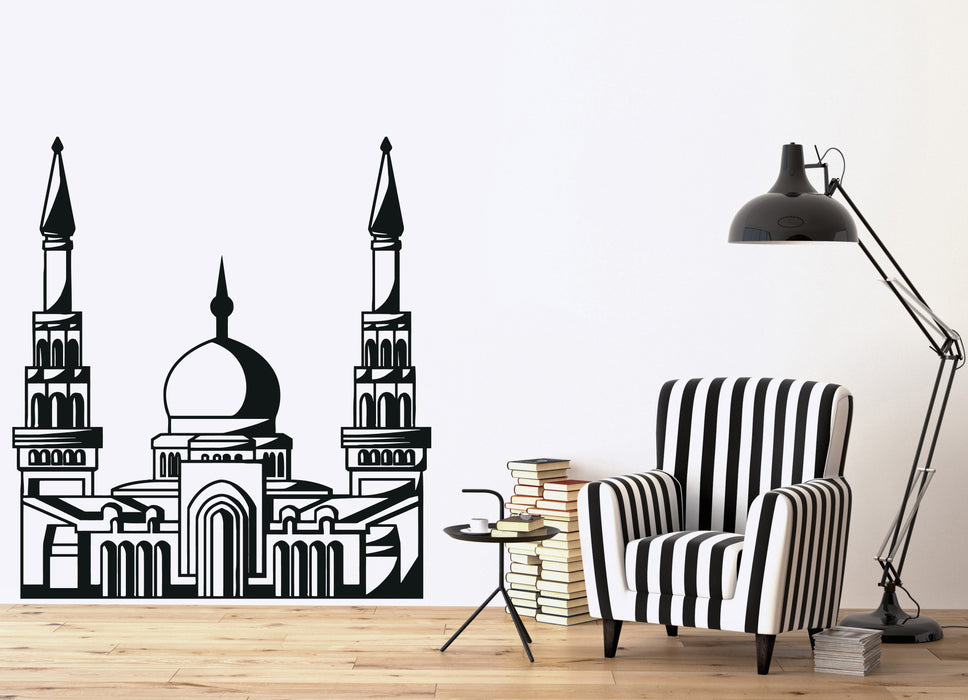 Vinyl Decal Eastern God Temple Minarets Mosque Unique Gift Wall Sticker (n624)