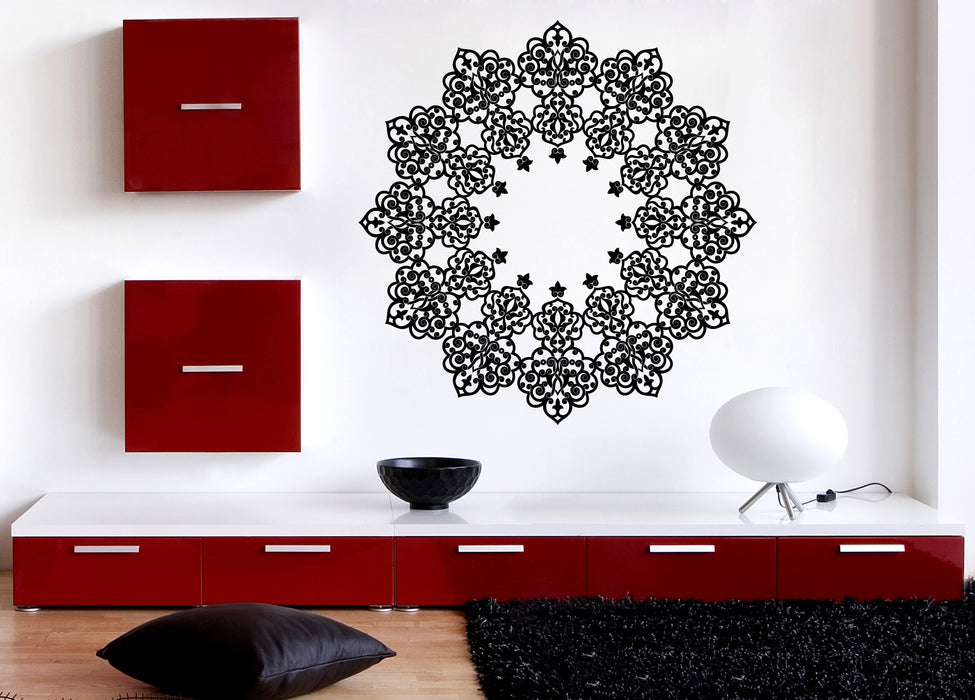 Vinyl Decal Wall Sticker Arabesque Fancy Foral Ornament Unique Gift (n714)