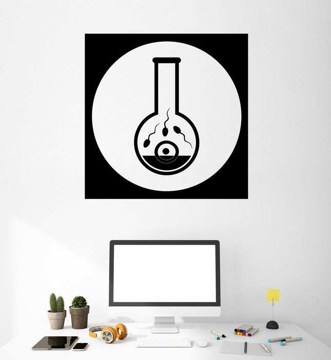 Vinyl Decal Wall Sticker Biological Experiments Icons Conception Life Unique Gift (n753)