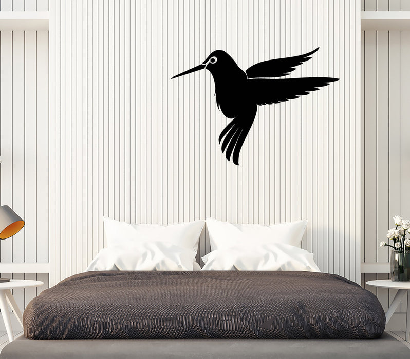 Vinyl Decal Wall Sticker Small Hummingbird Silhouette Flight Home Decor Unique Gift (n760)