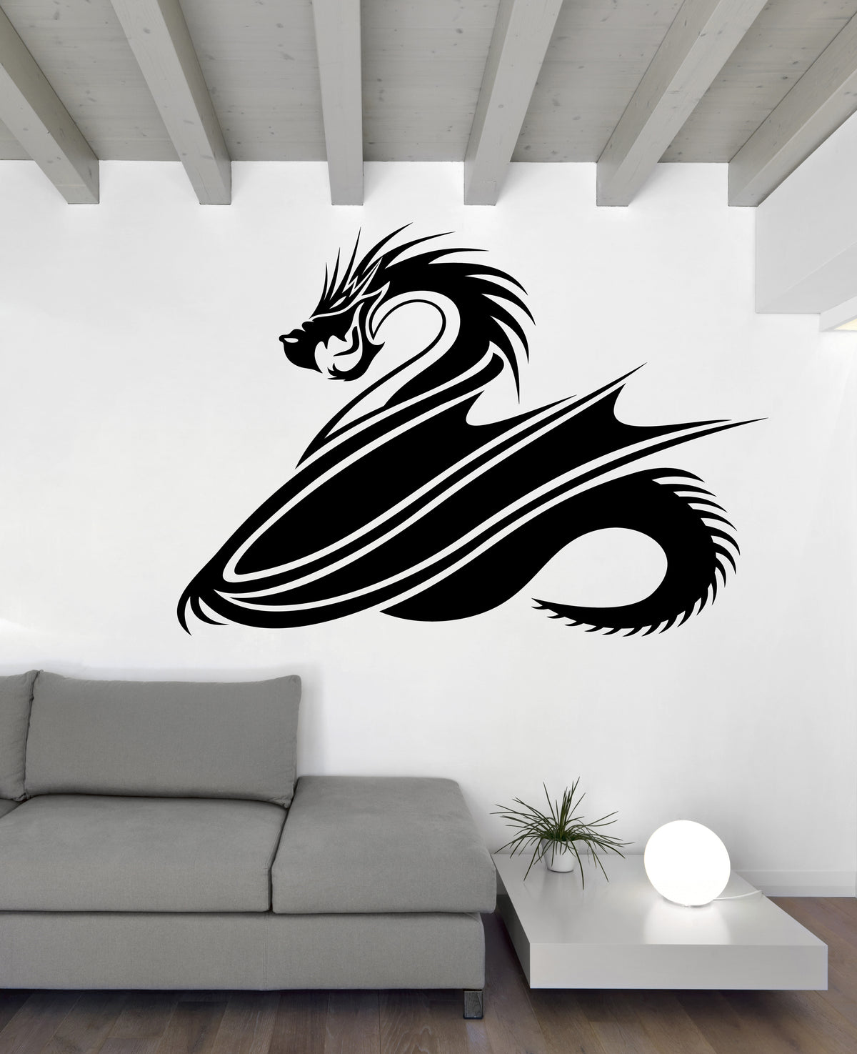 Vinyl Wall Decal Chinese Dragon Asian Style Fantasy Stickers