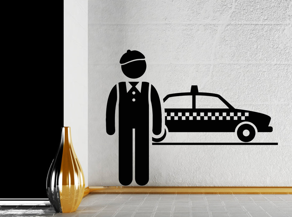 Wall Vinyl Decal Delivery Jobs Occupations Postman Courier Careers Decor (n853)