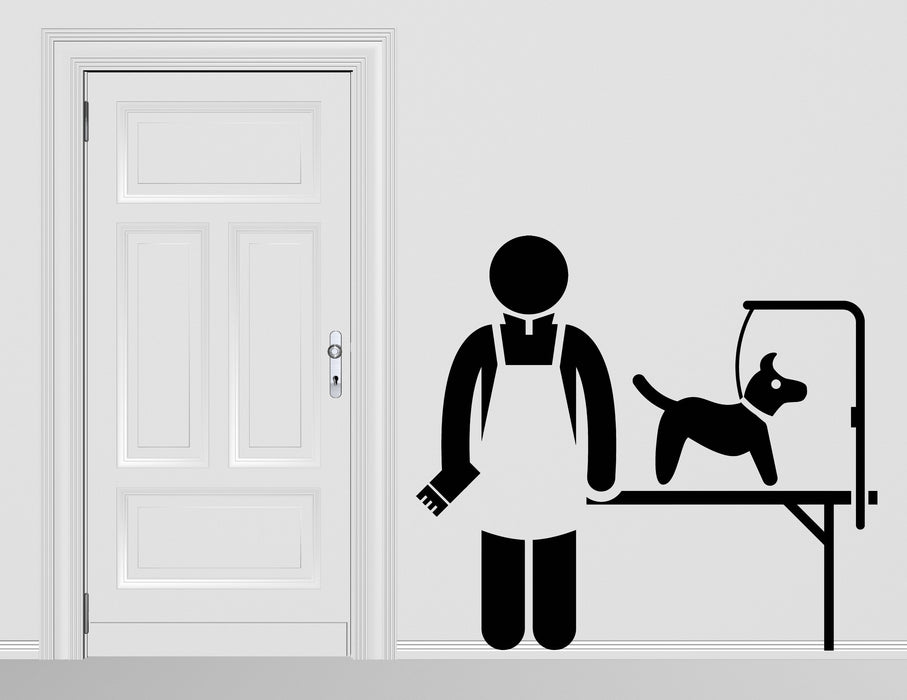 Autocollant mural en vinyle cadeau unique Animaux Emplois et professions connexes Carrières Grumer (n888)