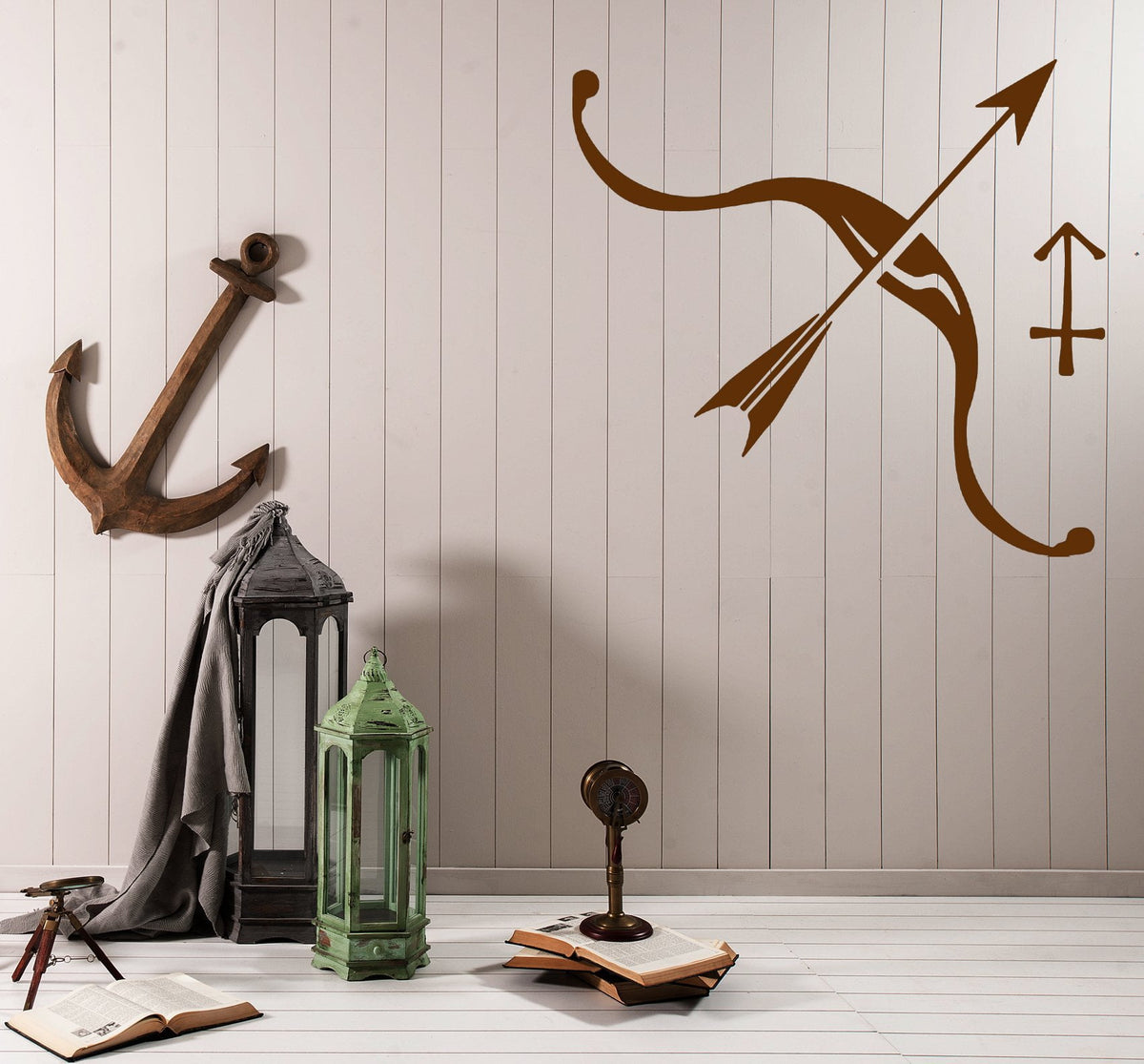 Vinyl Decal Wall Astrological Zodiac Symbol Sagittarius Sign Decor Uni