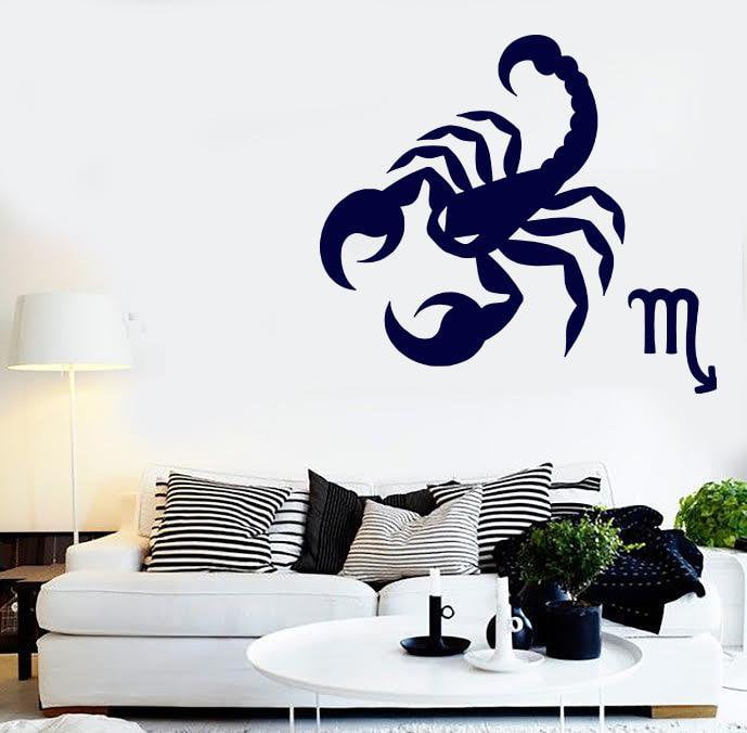 Vinyl Decal Wall Sticker Astrology Science Zodiac Sign Cancer Unique Gift (n905)