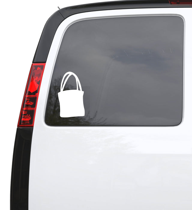 Auto Car Sticker Decal Bag Shopping Purse Beach Bag Laptop Window 5" by 9.6" Unique Gift n922c