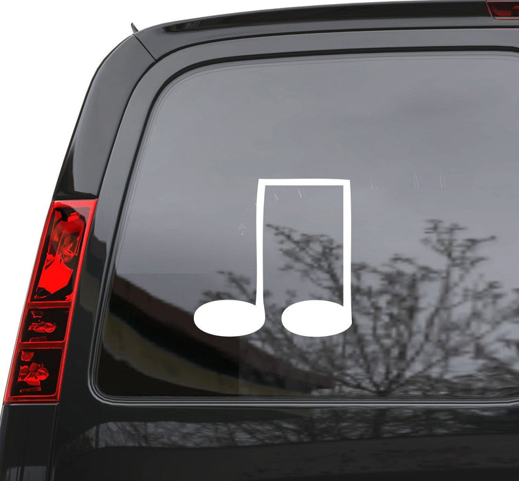 Auto Car Sticker Decal Musical Notes Music School Teacher Laptop Window 5" by 5" Unique Gift n933c