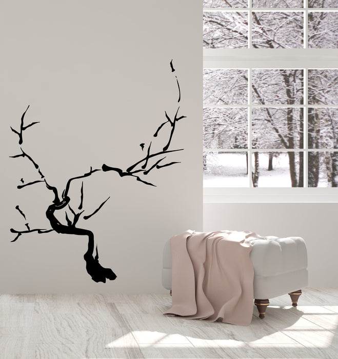 Vinyl Decal Wall Sticker Japanese Bonsai Tree Sakura Branch Oriental Decor Unique Gift n934