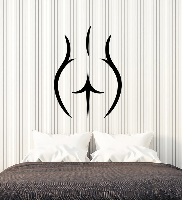 Vinyl Wall Decal Sexy Woman Naked Buttocks Nude Decor Stickers Mural (g6273)