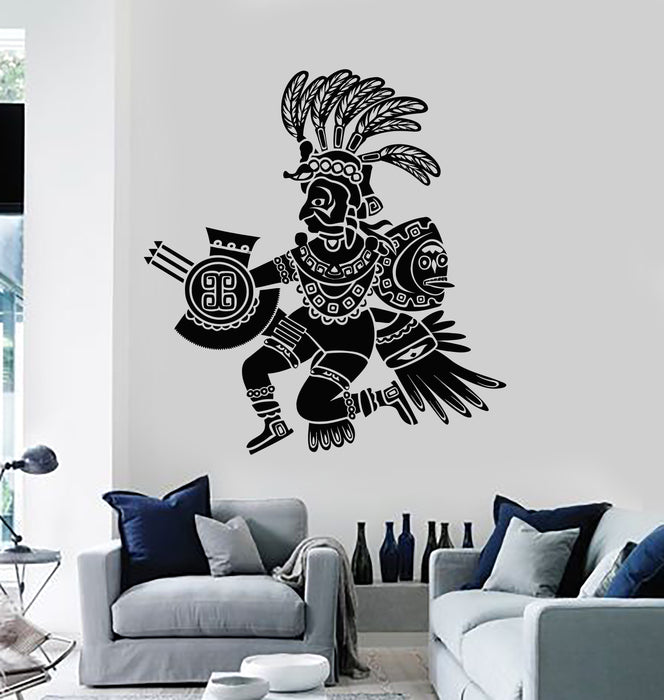 Vinyl Wall Decal Native American Aborigine Arrows Feathers Stickers Mural (g2587)