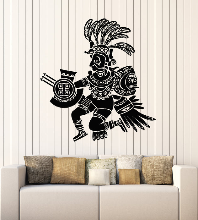 Vinyl Wall Decal Native American Aborigine Arrows Feathers Stickers Mural (g2587)