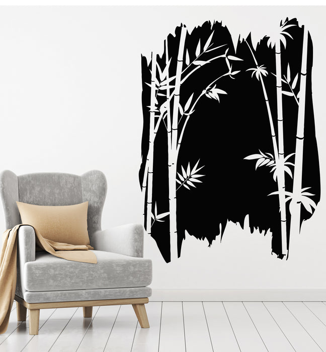 Vinyl Wall Decal Bamboo Cane Tree Branch Asian Chinese Style Stickers Mural (g2344)
