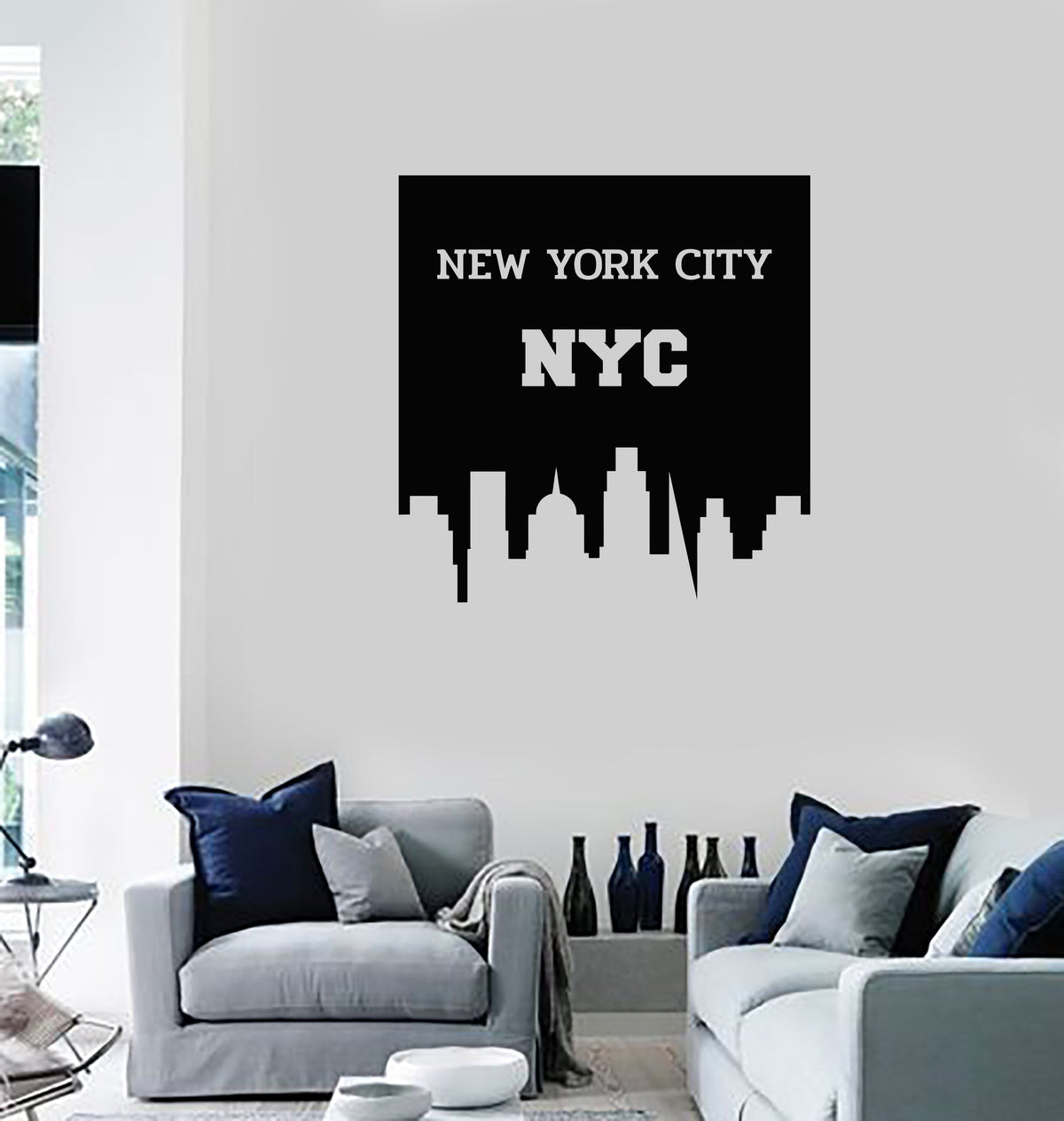Vinyl Wall Decal New York City USA NY NYC Home Interior Decor Art Stic