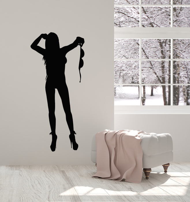 Vinyl Wall Decal Strip Sexy Hot Girl Naked Woman Adult Stickers Mural —  Wallstickers4you