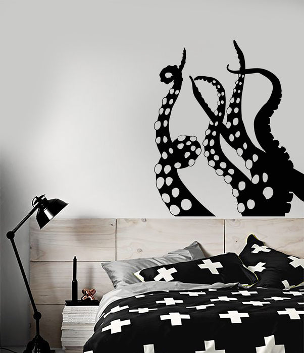Tentacles Vinyl Wall Decal Octopus Kraken Marine Monster Art Decor Stickers Mural (ig5307)
