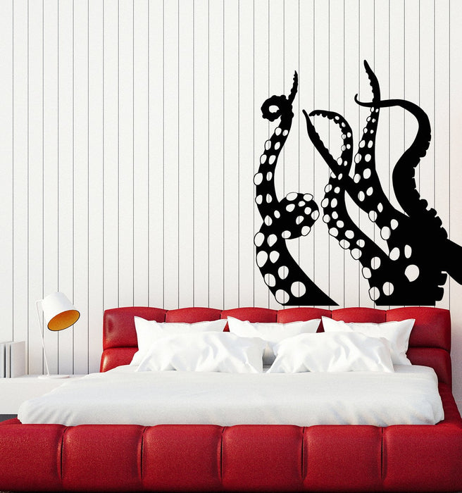 Tentacles Vinyl Wall Decal Octopus Kraken Marine Monster Art Decor Stickers Mural (ig5307)