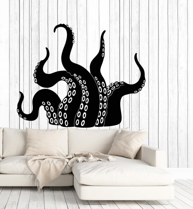 Vinyl Wall Decal Kraken Monster Octopus Tentacles Horror Marine Stickers Mural (g5264)