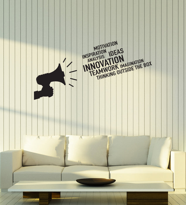 Vinyl Wall Decal Office Motivation Words Inspiration Quote Room Stickers Mural (ig6178)