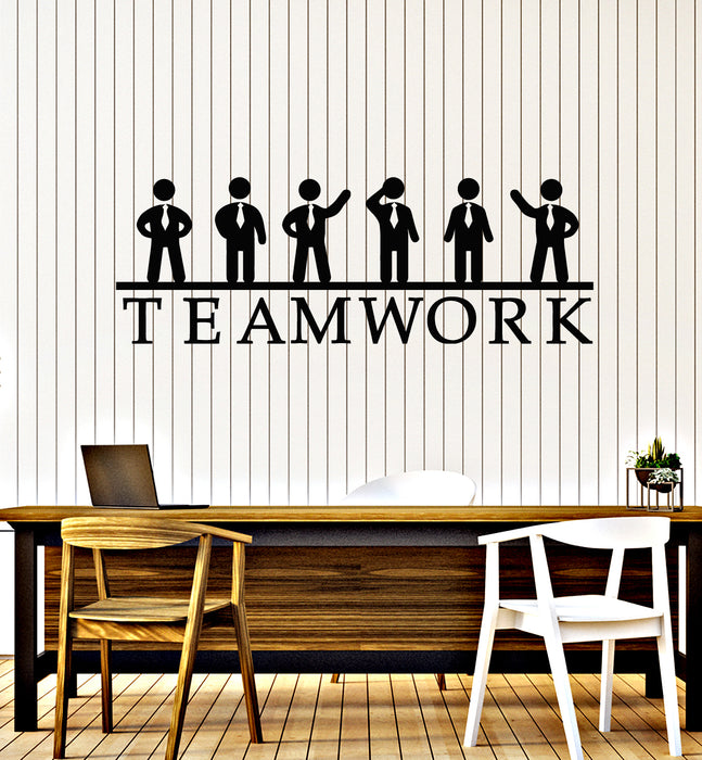 Vinyl Wall Decal Teamwork Job People Work Office Decoration Stickers Mural (g1902)