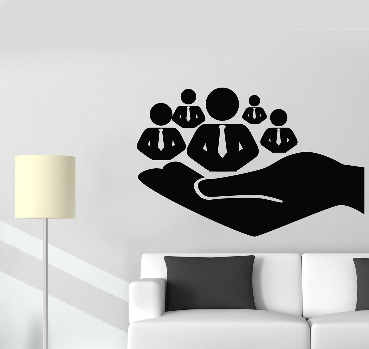 Vinyl Wall Decal Management Human Resources HR Office Decor Stickers M ...