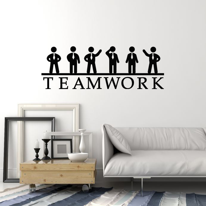 Vinyl Wall Decal Teamwork Job People Work Office Decoration Stickers Mural (g1902)