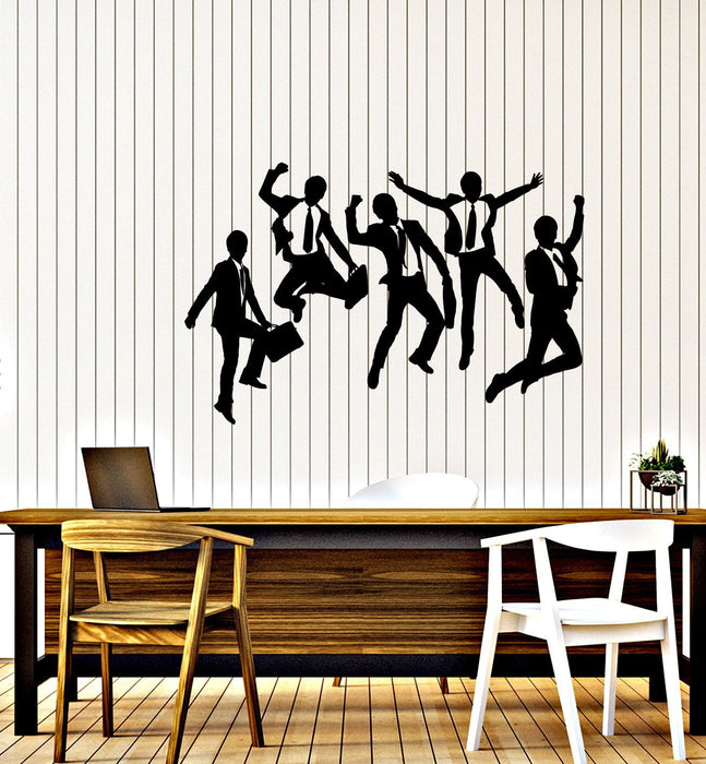 Autocollant mural en vinyle pour employés de bureau, code vestimentaire, décor pour hommes, silhouette, cadeau unique (g104)