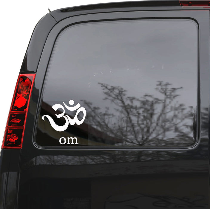 Auto Car Sticker Decal Om Sign Hindu Yoga Truck Laptop Window 5" by 5.1" m582c Unique Gift (3)