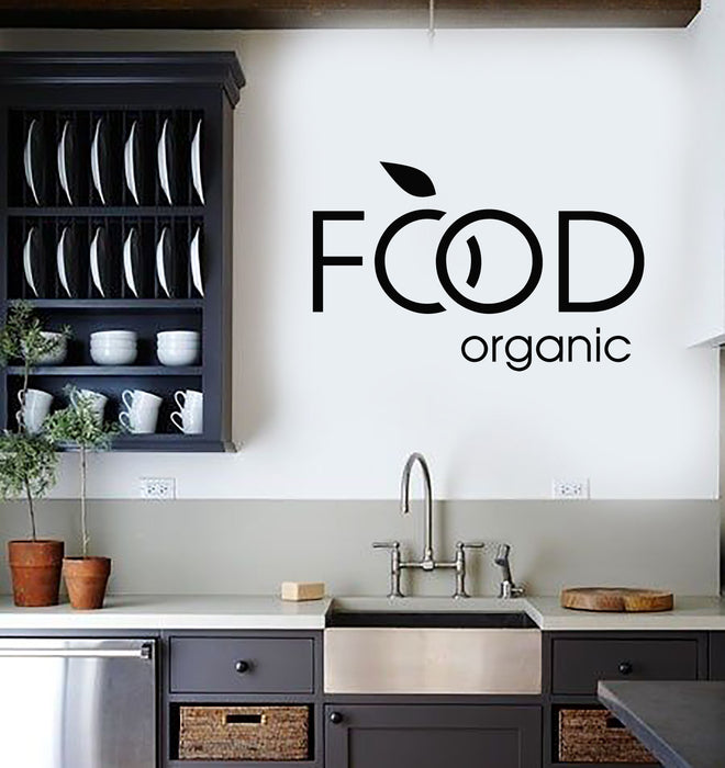 Vinyl Wall Decal Organic Vegetables Food  Restaurant Healthy Eat Stickers Mural (g3691)