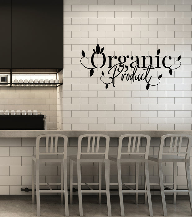 Vinyl Wall Decal Ecology Nature Organic Product Vegan Food Stickers Mural (g7860)