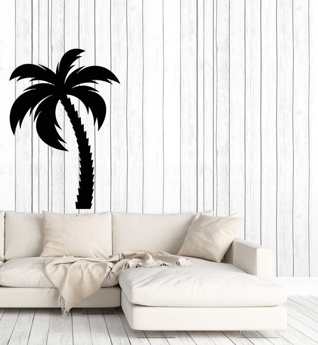 Vinyl Wall Decal Palm Tropical Tree Beach Style Home Room Interior Stickers Mural (ig5858)