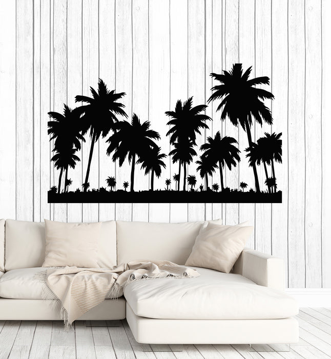 Vinyl Wall Decal Travel Palm Tree Tropical Beach Style Vacation Stickers Mural (g1286)