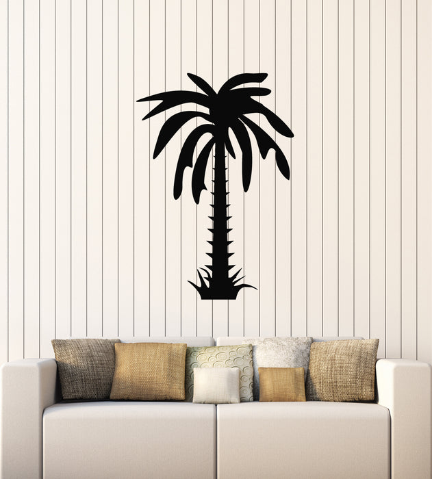 Vinyl Wall Decal Palm Tree Beach Sea Style Vacations Travel Stickers Mural (g4455)