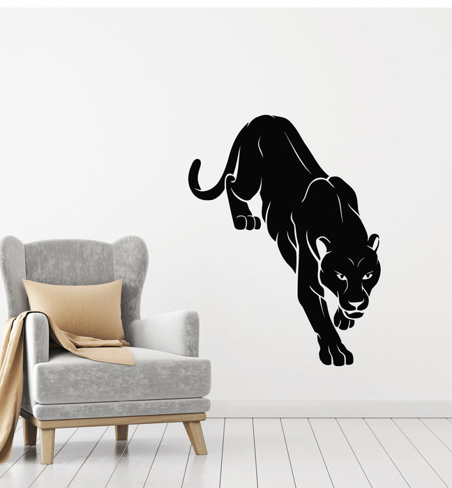 Vinyl Wall Decal Panther Jungle Animal Hunter Big Cat Predator Stickers Mural (g5041)