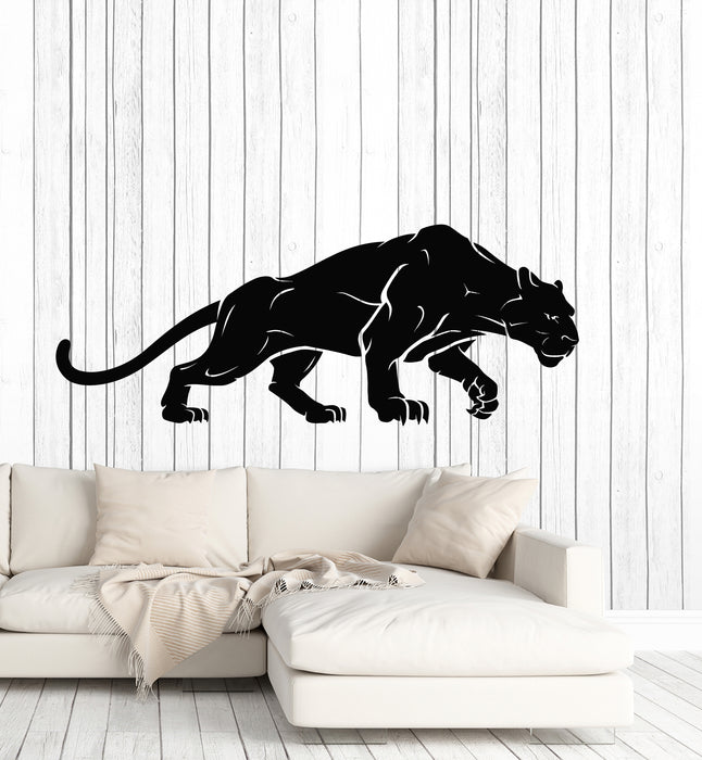 Vinyl Wall Decal Big Cat Predator Wild Animal Hunter Panter Stickers Mural (g6628)