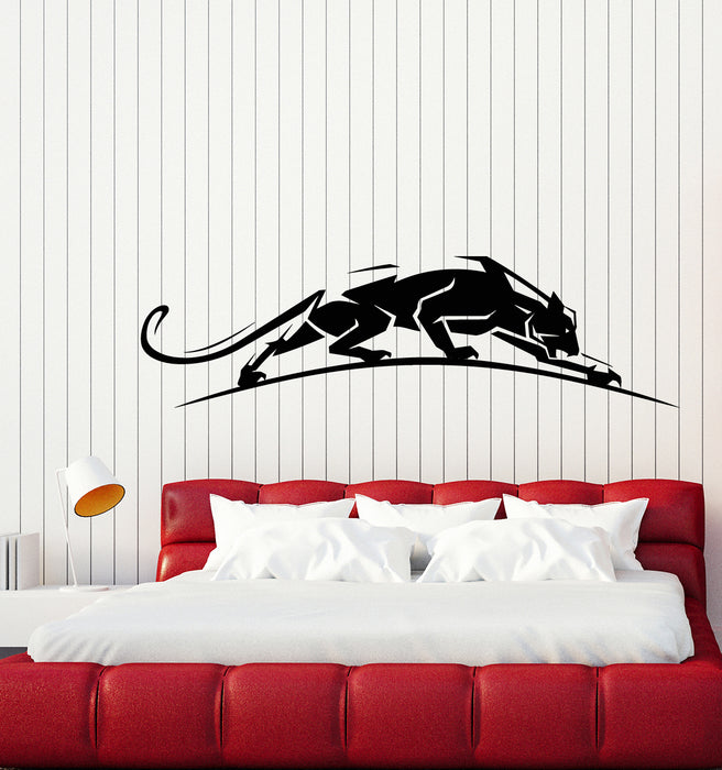 Vinyl Wall Decal Geometric Wild Animal Predator Panthera Big Cat Stickers Mural (g3869)