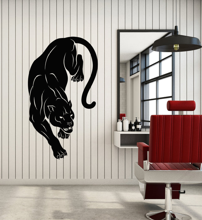 Vinyl Wall Decal Panther Wild Cat Black Jungle Tribal Animal Predator Stickers Mural (g2140)