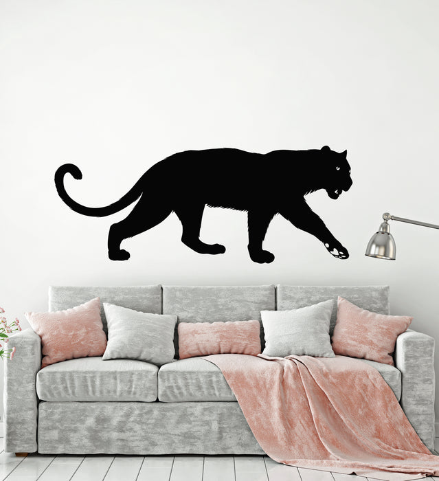 Vinyl Wall Decal Panther Wild Big Cat Beast Predator Animal Stickers Mural (g3013)