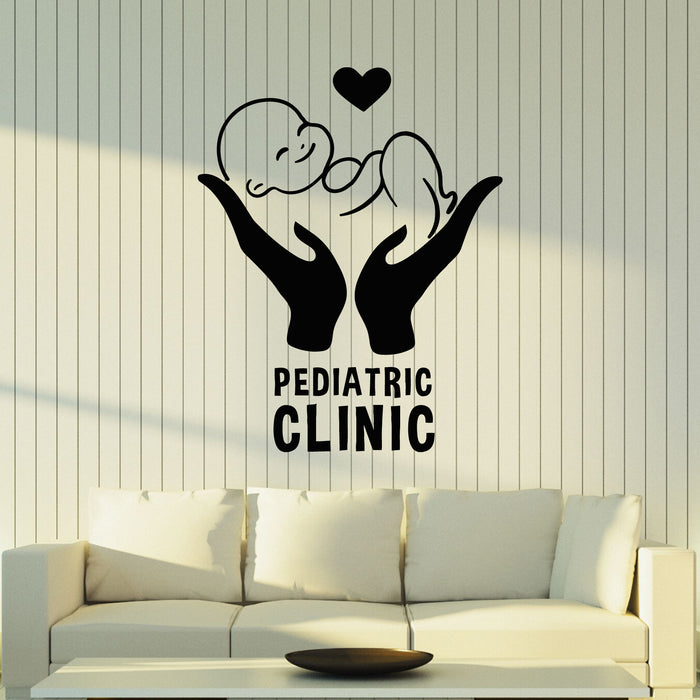 Vinyl Wall Decal Pediatric Clinic Baby Room Children's Care Newborn Stickers Mural (g8385)