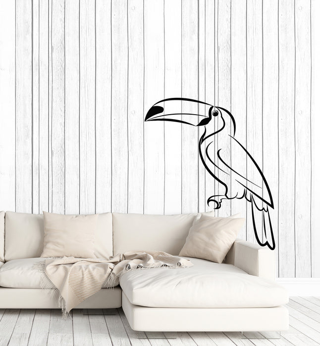 Vinyl Wall Decal Cartoon Pelican Animal Bird Kids Room Stickers Mural (g3265)