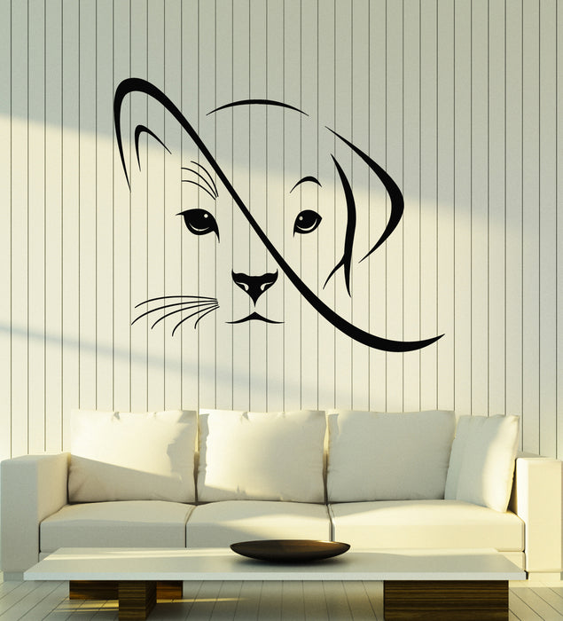 Vinyl Wall Decal Abstract Animals Pets Cat Dog Veterinary Clinic Stickers Mural (g5865)