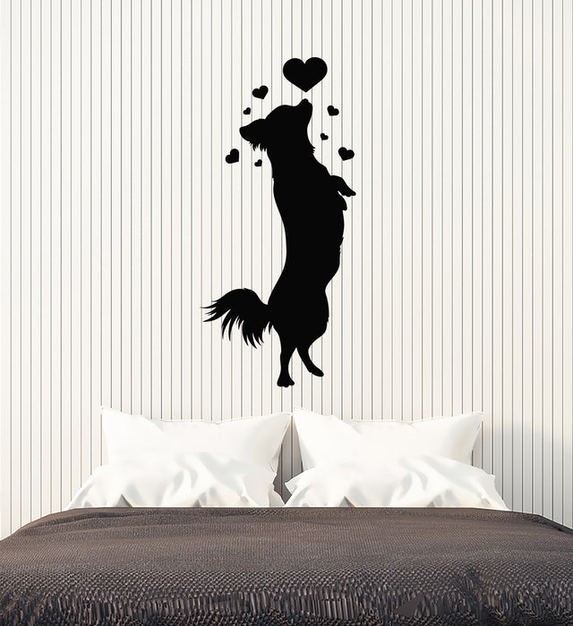 Vinyl Wall Decal Love Funny Dog Pet Care Animal Nursery Decor Stickers Mural (g3983)