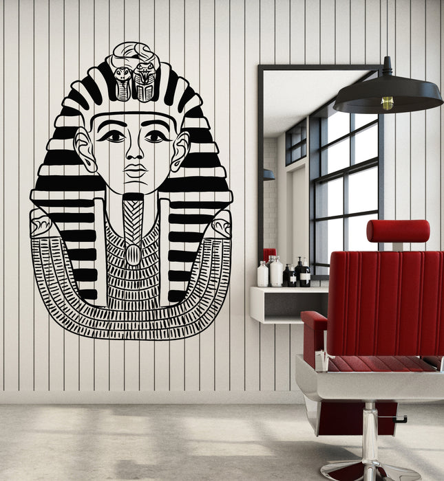 Vinyl Wall Decal Tutankhamun Pharaoh Ancient Egypt Egyptian King Stickers Mural (g5519)