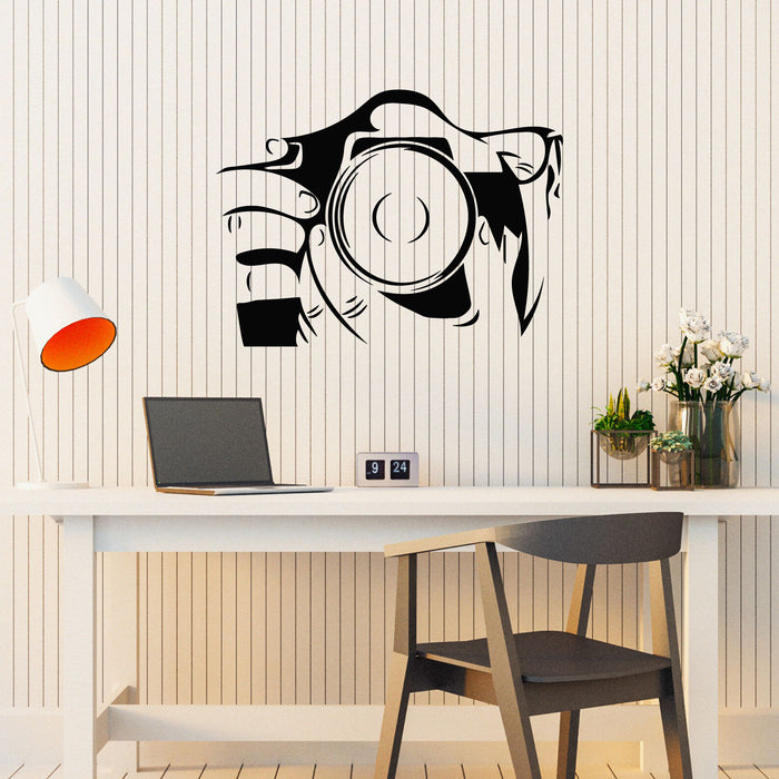 Vinyl Wall Decal Camera Photo Studio Photographer Room Stickers Mural (g8269)